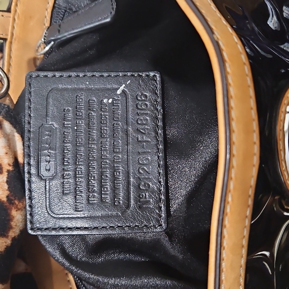 Coach Black and Tan Tote Bag - Picture 13 of 16